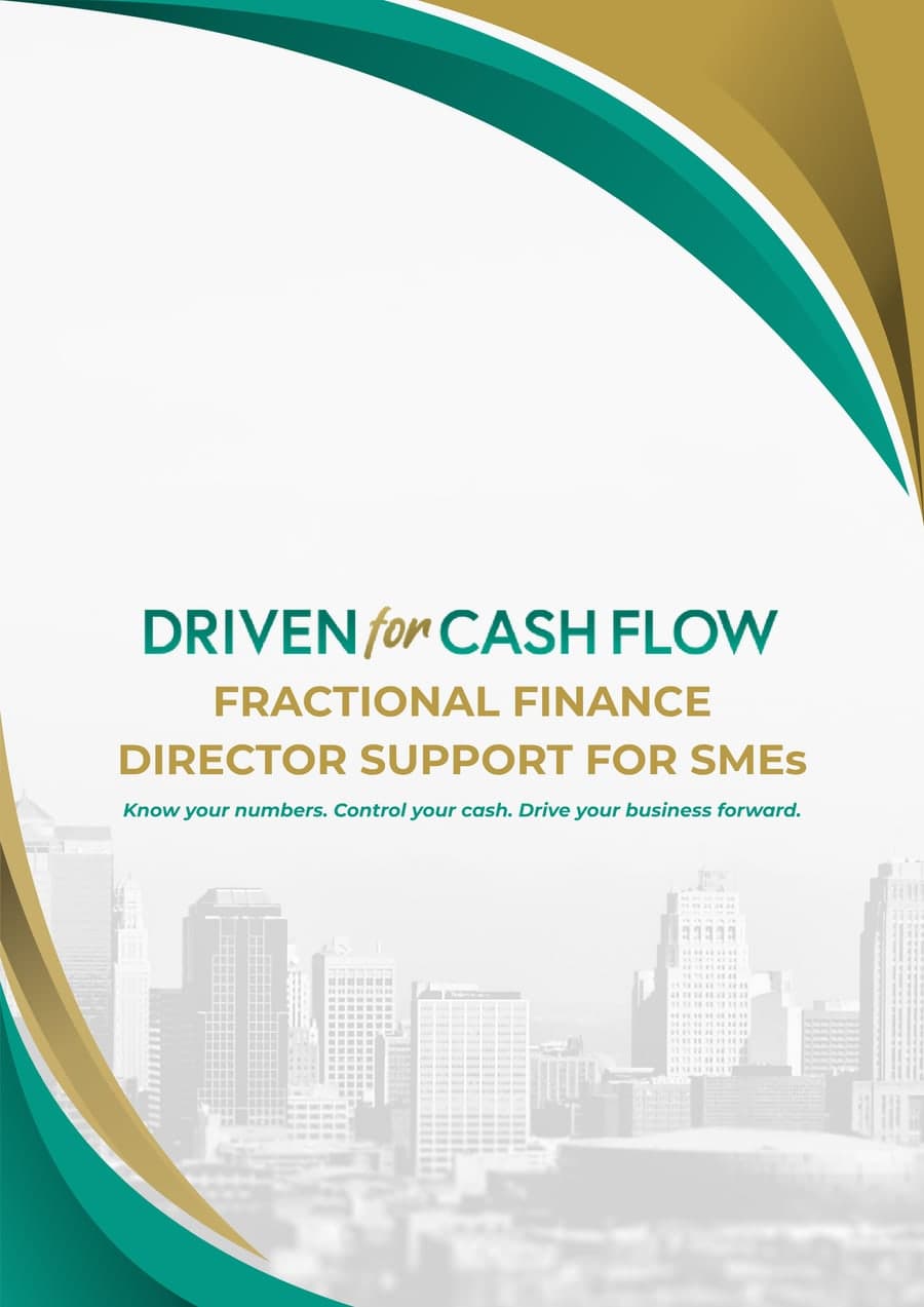 The cover of the Driven for Cash Flow brochure